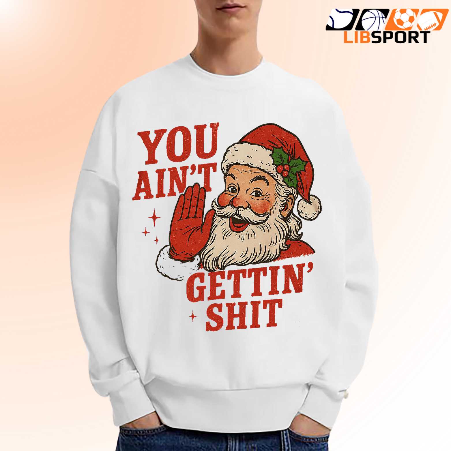 Sarcastic Santa Christmas Shirt, Funny Adult Holiday Tee, Unisex Humorous T-Shirt
